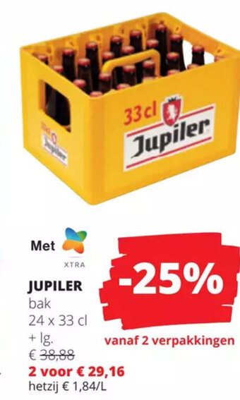 Spar Colruyt Jupiler Bak 24 x 33cl aanbieding