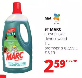 Spar Colruyt St Marc Allesreiniger Dennenwoud 1L aanbieding