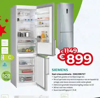 Exellent Siemens Koel-Vriescombinatie - SSKG36N7ICT aanbieding