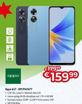 Exellent Oppo A17 OPCPH2477 aanbieding