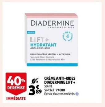 Creme anti-rides diadermine lift+ 50ml