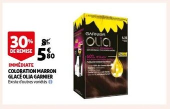 Coloration marron glace olia garnier