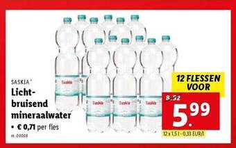 Lichtbruisend mineraalwater