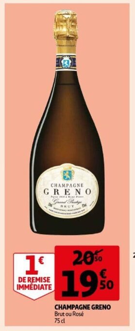 Auchan Champagne greno 75cl aanbieding