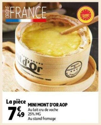 Auchan Mini mont d'or aop la piece aanbieding