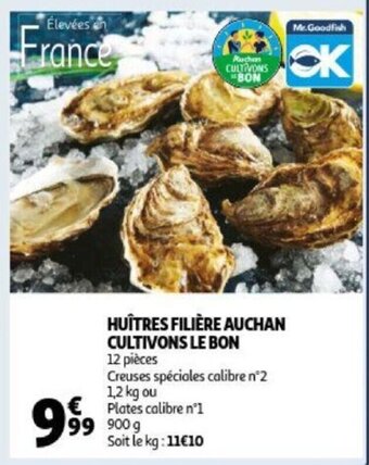 Auchan Huitres Filiere Auchan Cultivons Le Bon aanbieding