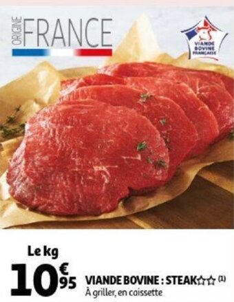 Viande Bovine Steak Le Kg