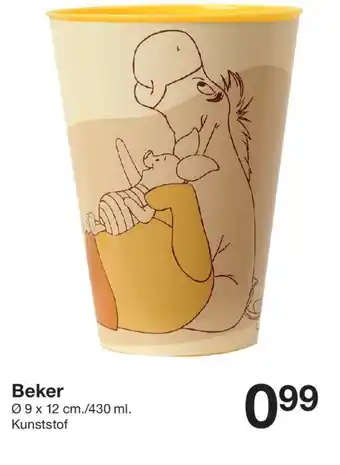 Zeeman Beker 9x12 cm/430 ml aanbieding