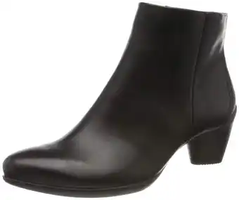 Ecco dames sculptured 45 black dres enkellaars