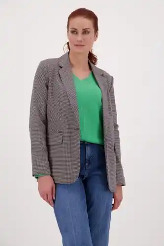 e5 Mode Opus geruite blazer aanbieding