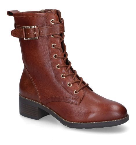 Tamaris cognac bottines promotie bij Torfs