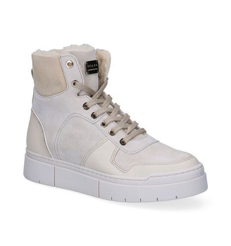 Scapa river beige hoge sneakers promotie bij Torfs