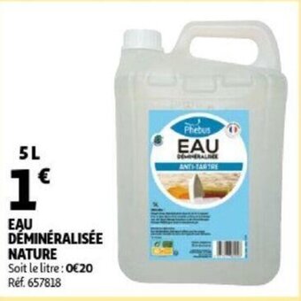 Auchan Eau Demineralisee Nature 5L aanbieding