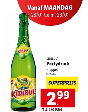 Kidibul partydrink