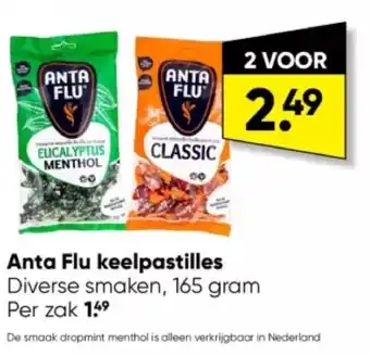 Anta Flu Keelpastilles 165 gram, 2 Voor