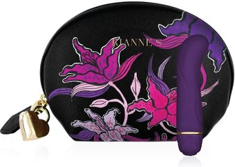 Bol.com Rianne s essentials mini g floral - g-spot vibrator - paars aanbieding