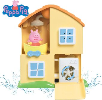 Peppa pig speelhuis voor in bad - badspeelgoed