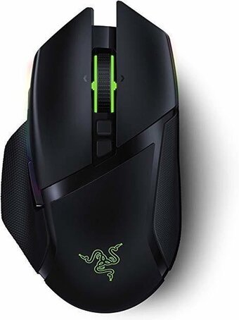 Bol.com Razer basilisk ultimate chroma + oplaadstation - draadloze optische gaming muis - 20000 dpi - zwart aanbieding