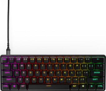 Bol.com Steelseries apex pro mini - gaming toetsenbord - us qwerty - zwart aanbieding