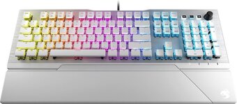 Bol.com Roccat vulcan 122 aimo - bedraad gaming toetsenbord - qwerty - wit aanbieding