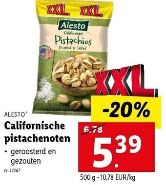 Californische pistachenoten