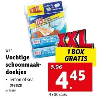 Vochtige schoonmaakdoekjes