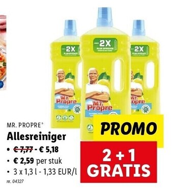 Lidl Allesreiniger aanbieding