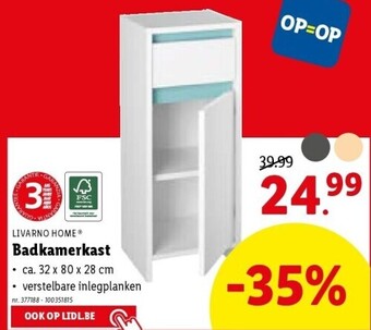 Lidl Badkamerkast aanbieding