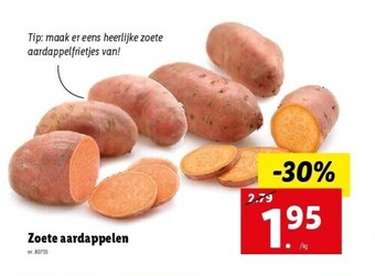 Zoete aardappelen