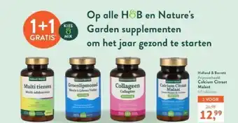 Holland & Barrett Calcium citraat malaat 60 tabletten aanbieding