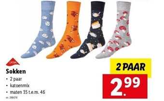 Lidl Sokken aanbieding