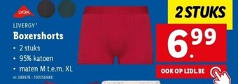 Lidl Boxershorts aanbieding