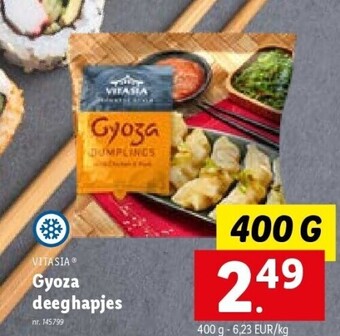 Lidl Gyoza deeghapjes aanbieding