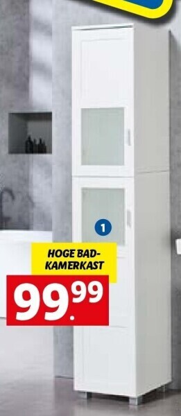 Lidl . hoge badkamerkast aanbieding