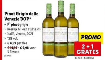 Lidl Pinot grigio delle venezie dop aanbieding