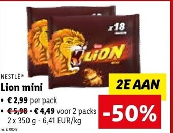 Lidl Lion mini aanbieding