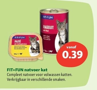 Maxi Zoo Fit+fun natvoer kat aanbieding