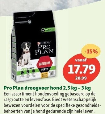 Maxi Zoo Pro plan droogvoer hond 2,5 kg – 3 kg aanbieding