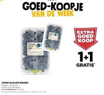 Jumbo Jumbo blauwe bessen aanbieding