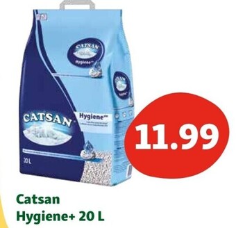 Maxi Zoo Catsan hygiene+ 20 l aanbieding