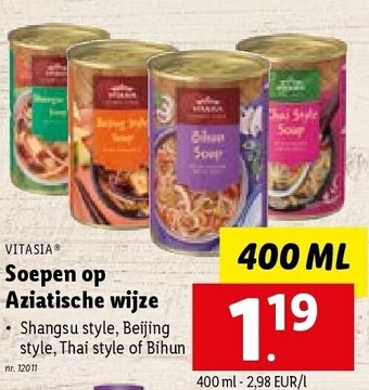 Soepen op aziatische wijze