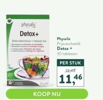 Holland & Barrett Detox 30 tabletten aanbieding
