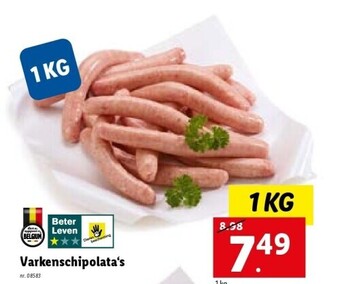 Varkenschipolata‘s