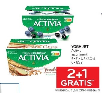 Alvo Yoghurt activia aanbieding