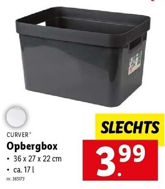 Lidl Opbergbox aanbieding