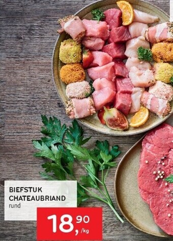 Alvo Biefstuk chateaubriand rund aanbieding