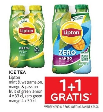 Alvo Ice tea lipton aanbieding