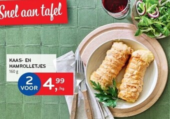 Kaas- en hamrolletjes 160 g