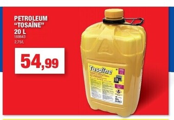 Hubo Petroleum “tosaïne” 20 l aanbieding