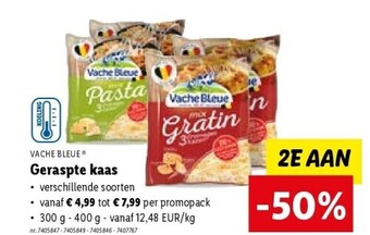 Lidl Geraspte kaas aanbieding